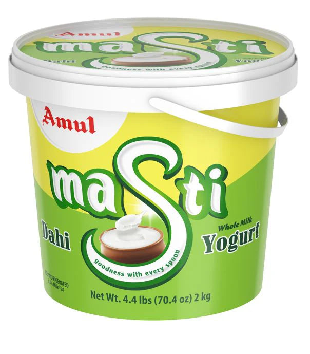 Amul Yogurt - MASTI WHOLE MILK 4.4 Lbs