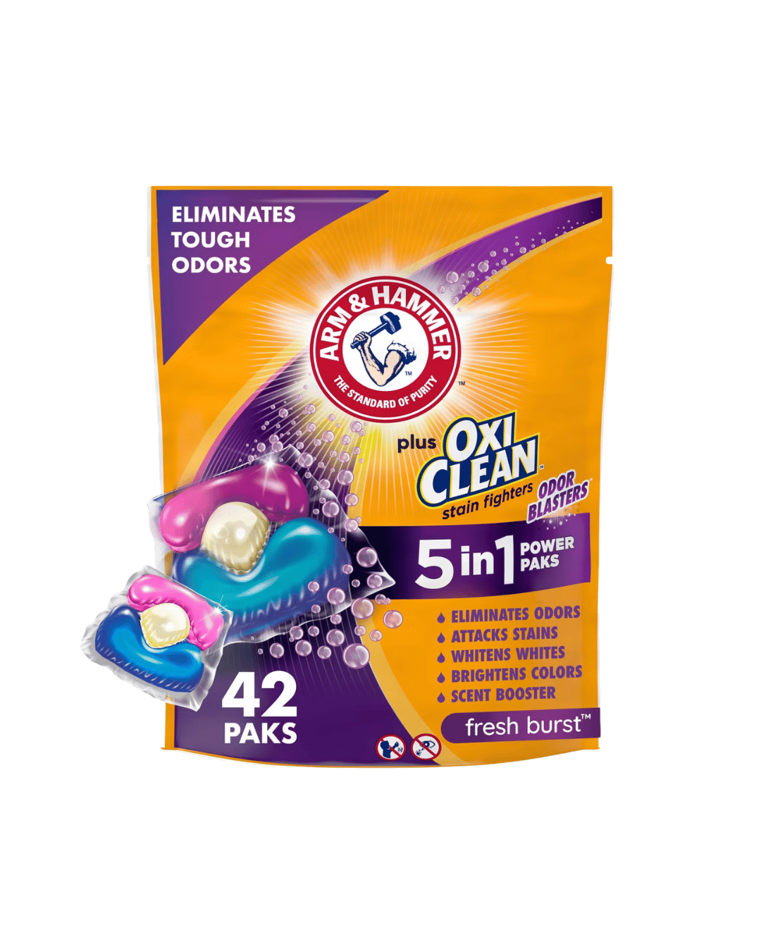 Arm & Hammer Laundry Detergent Pods 42Paks