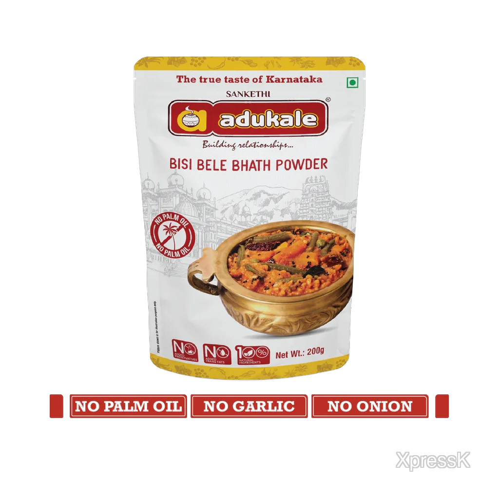 Adukale Bisi Bele Bhath Powder 200 Gms