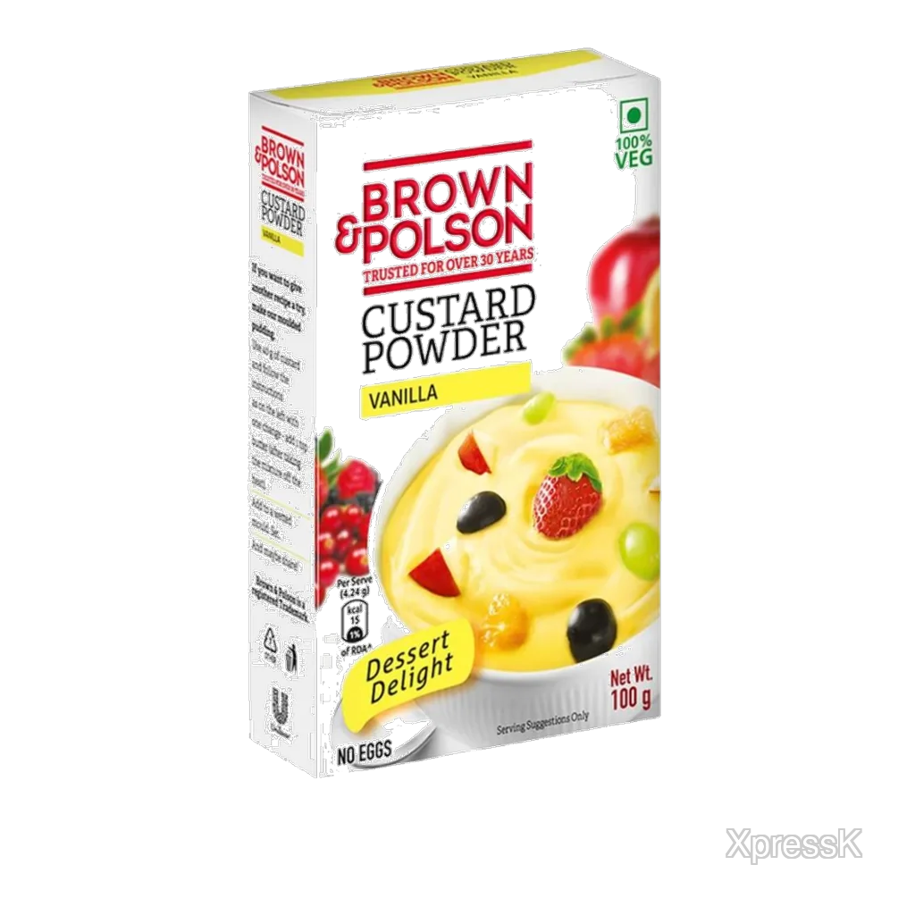 Brown & Polson Custard Powder Vanilla 100 Gms