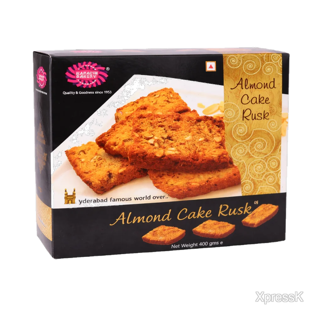 Almond Rusk Karachi Almond Cake Rusk 400 Gms – xpressK