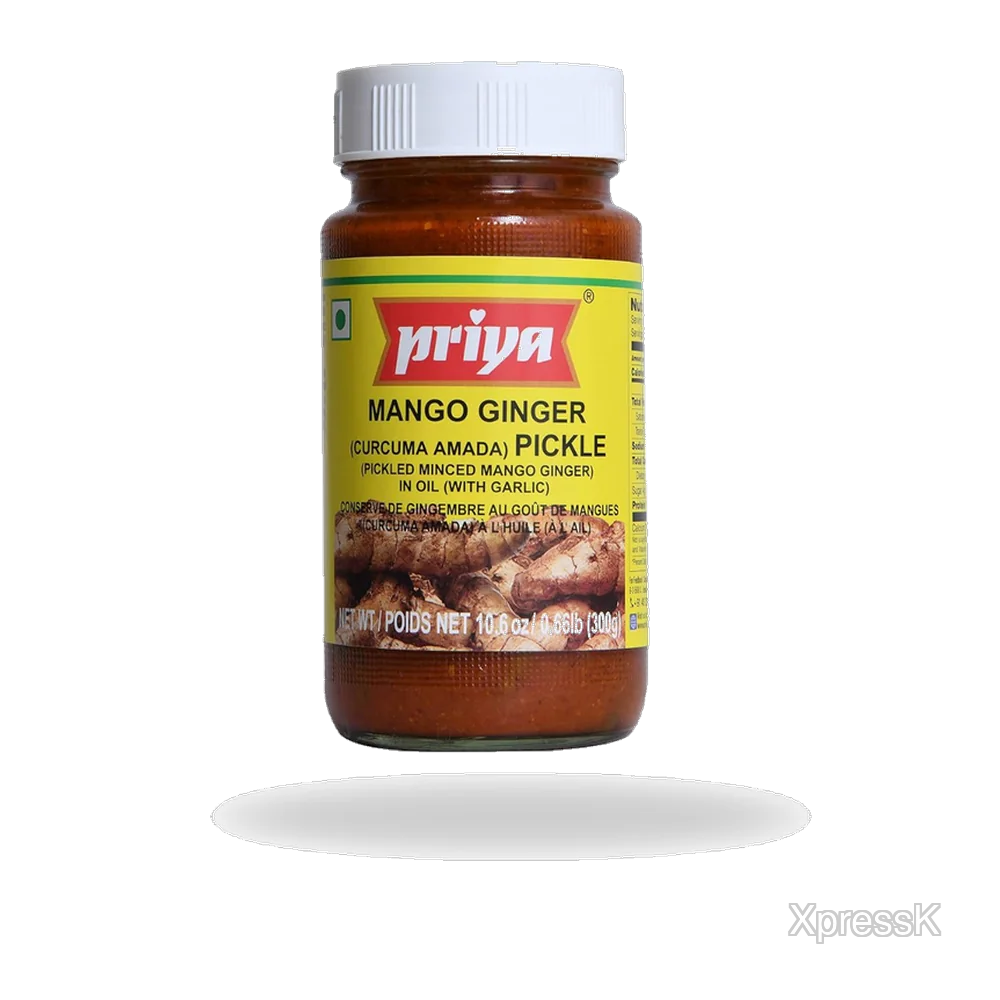 Priya_Mango_Ginger_Pickle_W:garlic_300_Gms.webp