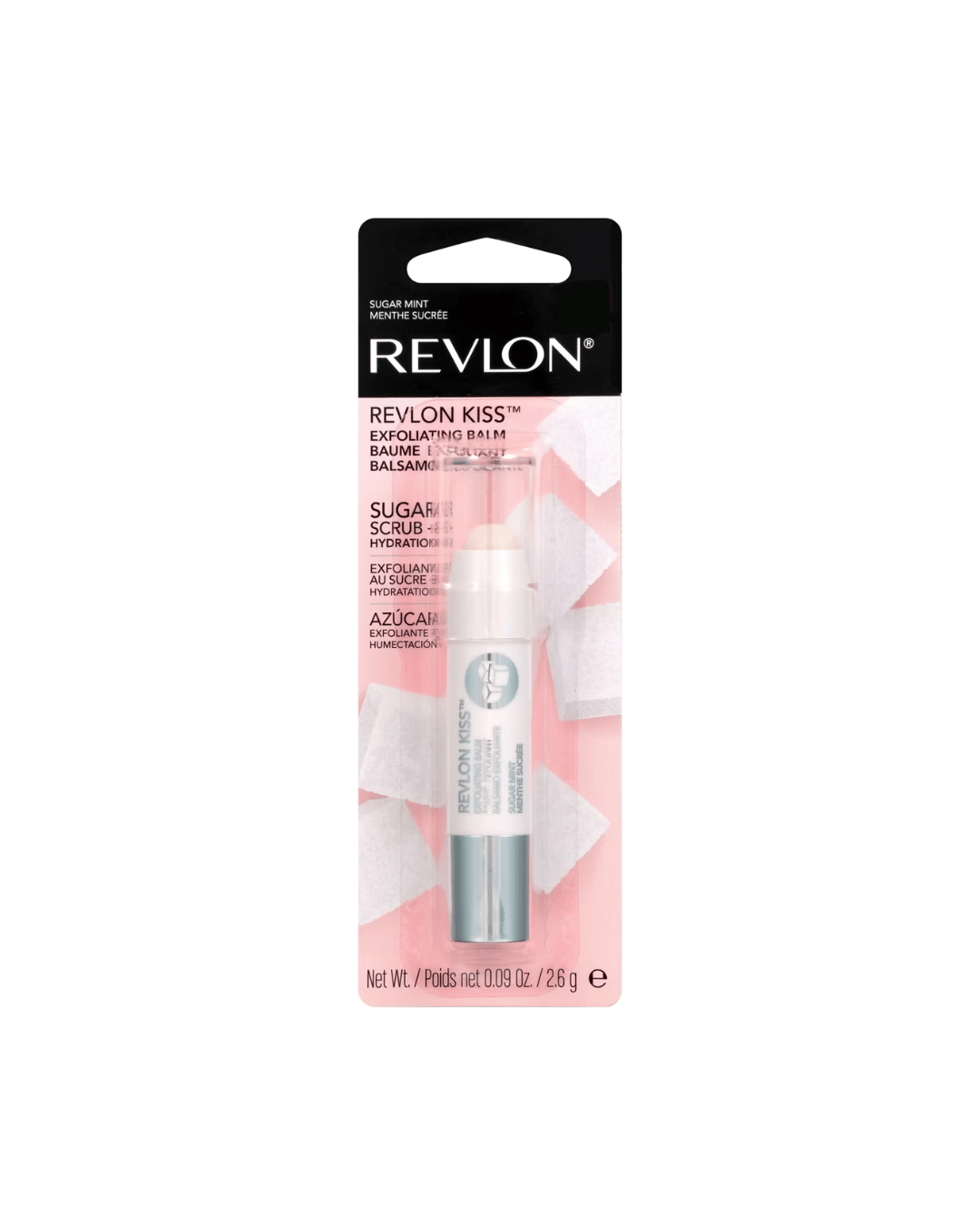 Revlon Kiss Exfoliating Lip Balm Sugar Scrub - 0.09oz: Aluminum-Free, Paraben-Free, Phthalate-Free