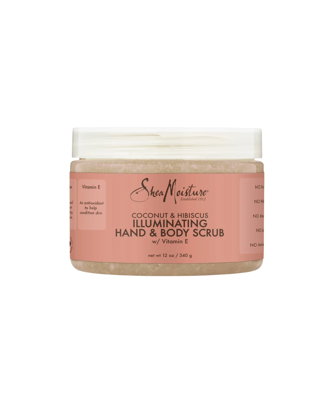 SheaMoisture Coconut & Hibiscus Illuminating Hand and Body Scrub - 12oz