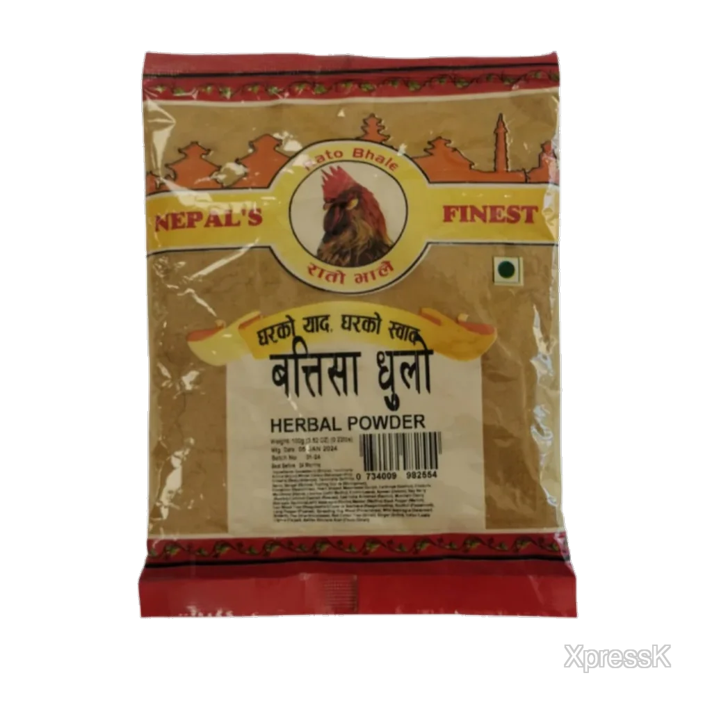 Rato Bhale Batissa Dhulo 100g