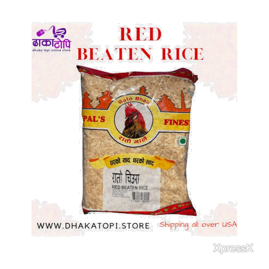 Rato Bhale Red Beaten Rice 750g
